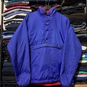 Patagonia Men's Vibrant Blue Windbreaker 80s